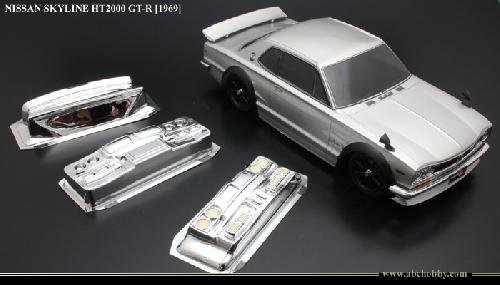 ABC Hobby 66093 - 1/10 Nissan Skyline HT2000 GT-R 1969 KPGC10 Body with  Light Bucket body set