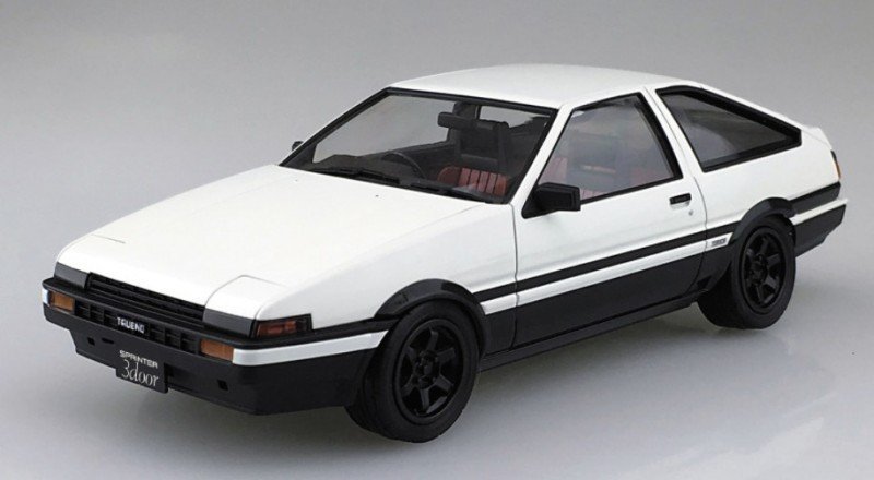 aoshima pre painted ae86