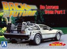 Aoshima 05475 - 1/43 Movie Mechanical #11 Back to the Future Pullback De Lorean Part I