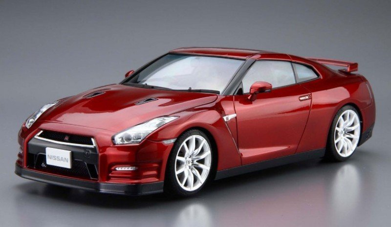 Aoshima 05154 - 1/24 Nissan R35 GT-R Pure Edition '14 The Model Car No.03