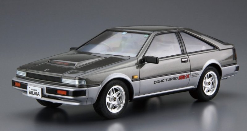 aoshima 05615 - 1/24 nissan s12 silvia/gazelle turbo rs-x 1984