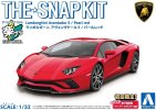 Aoshima 06816 - 1/32 Lamborghini Aventador S (Pearl Red) Snap Kit 07-PR