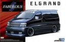 Aoshima 05452 - 1/24 Fabulous APE50 Elgrand '00 (Nissan) The Tuned Car No.43