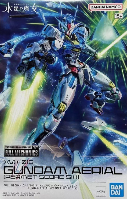 Bandai 5066530 - Full Mechanics 1/100 Gundam Aerial (Permet Score Six)