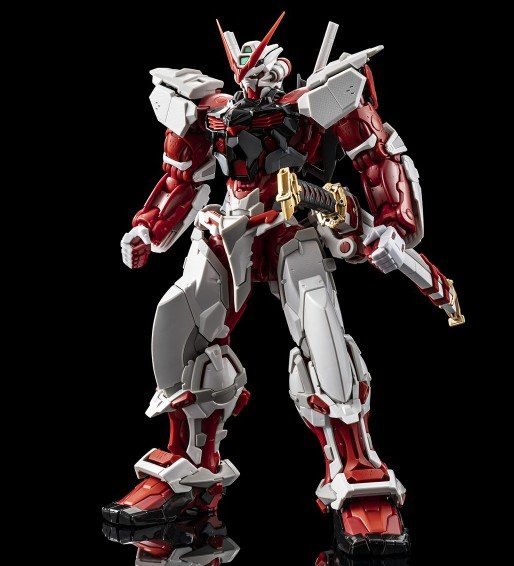 red gundam model