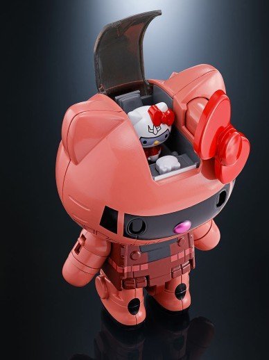 chogokin char's zaku ii hello kitty