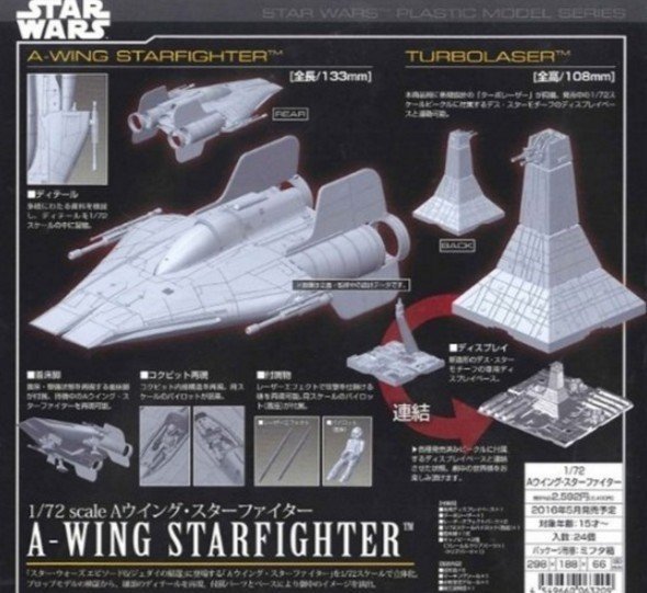 Badnai 63 Star Wars 1 72 A Wing Starfighter