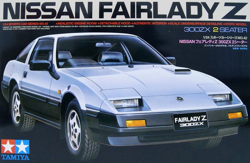 Tamiya 1/24 Nissan Fairlady Z 300ZX 2 Seater Model Kit 24042