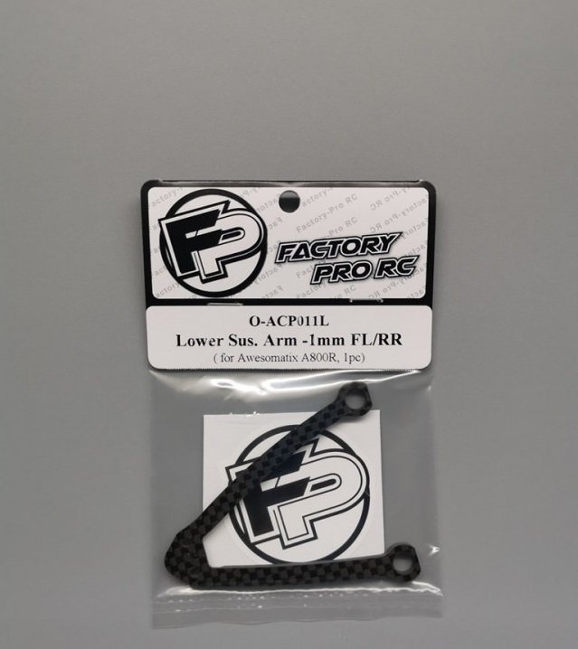 Factory Pro FP-O-ACP011L Awesomatix A800R Lower Suspension Arm -1mm Left (1pc)