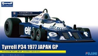 Fujimi 09205 - 1/20 GP-17 Tyrrell P34 1977 Japan GP Long Wheel