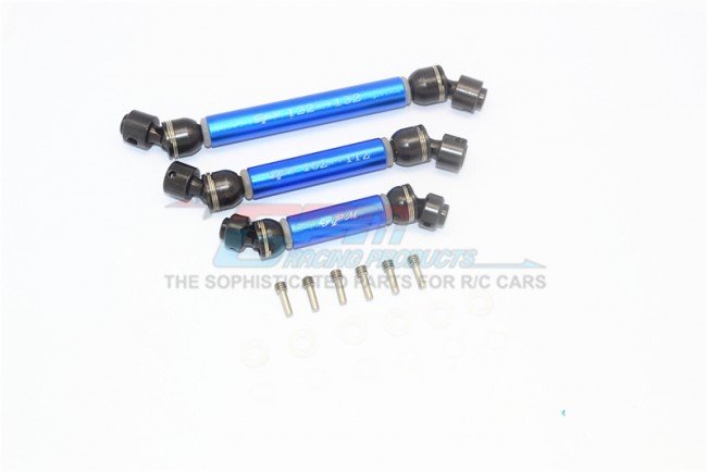 TRAXXAS TRX6 MERCEDES-BENZ 88096-4 Steel+Aluminium Front+Center+Rear CVD Drive Shaft - 21pc set - GPM TRX6037SA