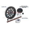 TRAXXAS X-MAXX 8S MONSTER TRUCK 40CR Carbon Steel M1.5 Spur Gear 33T + Motor Gear 20T - GPM XRT2033TS