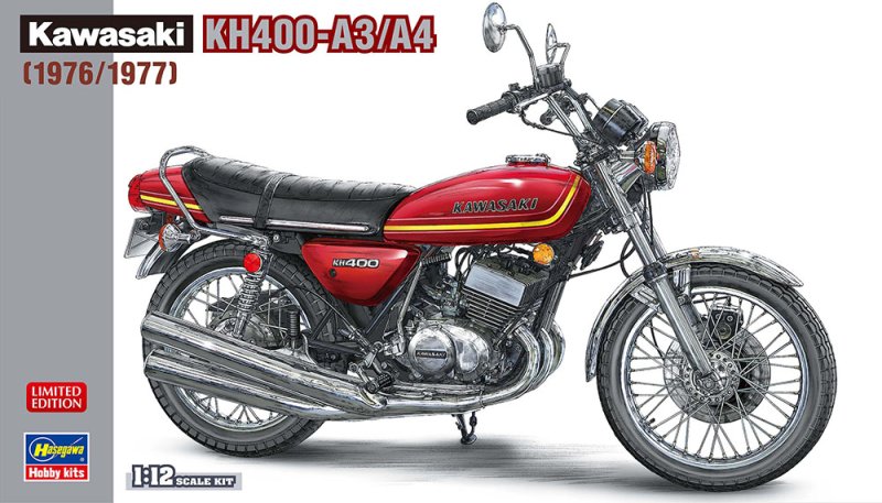 Hasegawa 21754 - 1/12 Kawasaki KH400-A3/A4 (1976/1977)