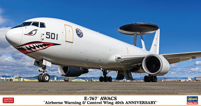 Hasegawa 10860 - 1/200 E-767 AWACS Airborne Warning and Control Wing 40th Anniversary