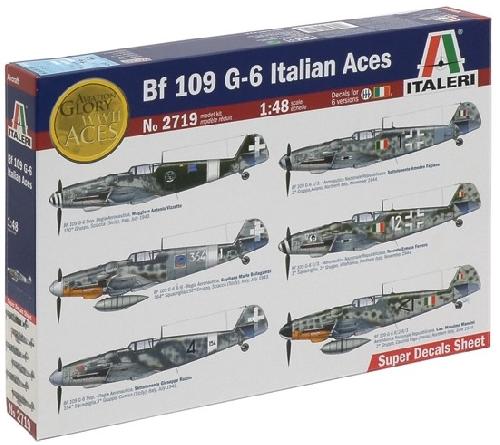 Italeri 2719 - 1/48 BF-109 G-6 Italia WWII