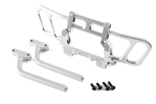 Axial Racing Wraith Aluminum Front Bumper Set (Silver)