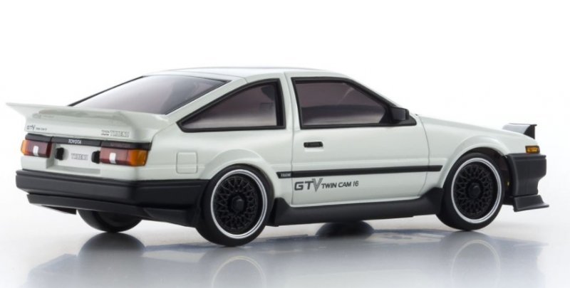 Kyosho MZP410GTV - Toyota AE86 Aero White Body Set ASC MA020S