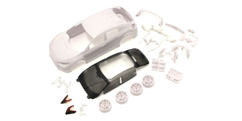 Kyosho MZN194 - Honda CIVIC TypeR White body set(w/Wheel)