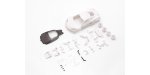 Kyosho MZN215 - CHEVROLET(R) CORVETTE(R) C8.R White body set(w/Rim for RWD)