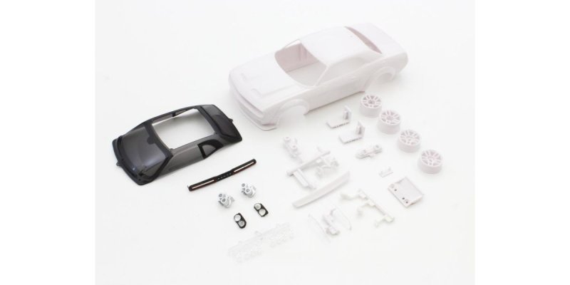 Kyosho MZN203 - DODGE CHALLENGER SRT White Body Set w/wheel