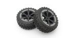 Kyosho EZTH002GY - Tire & Wheel Set (Gray/SAND MASTER)