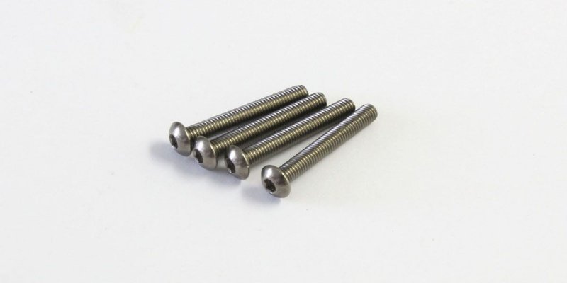 Kyosho 1-S13022HT - Button Screw(Hex/Titanium/M3x22/4pcs)