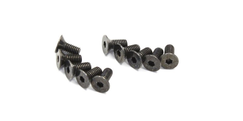 Kyosho 1-S32606H - Flat Head Screw (M2.6x6/10pcs)