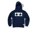 Tamiya 67539 - Jun Watanabe Tamiya Logo Hooded Sweatshirt (Blue) L Size