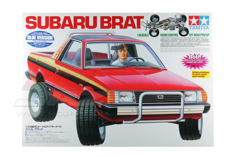 tamiya subaru brat blue