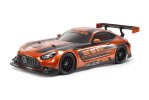 Tamiya 47519 - 1/10 RC Mercedes-AMG GT3 EVO Orange Painted Body (TT-02 Chassis)