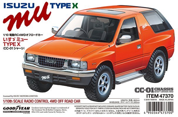 Tamiya 47370 - 1/10 Isuzu Mu Type X CC01