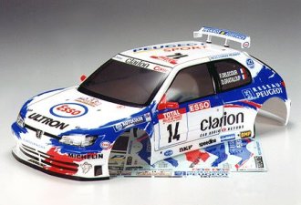 Tamiya 50809 - (SP809) 1/10 SCALE R/C PEUGEOT 306 MAXI WRC BODY PA 