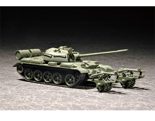 Trumpeter 07283 T-55 with KMT-5 WWII