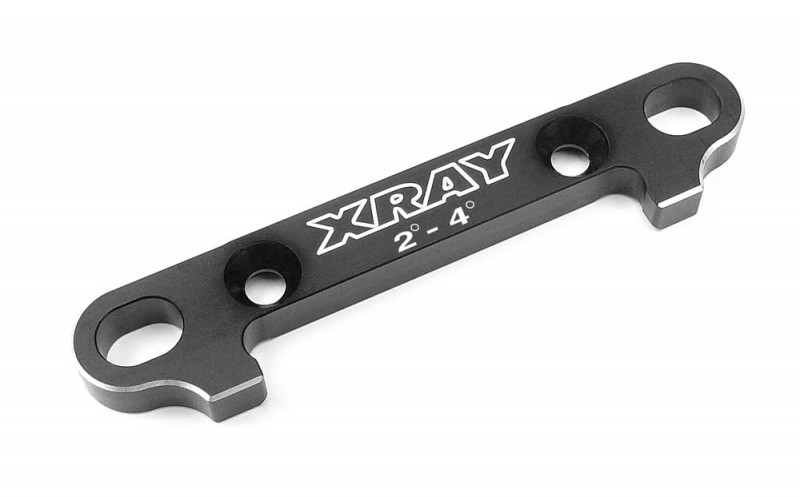 XRAY 353322 Aluminum Rear Lower Suspension  Holder 2-4- Rear - 7075 T6 (5mm)