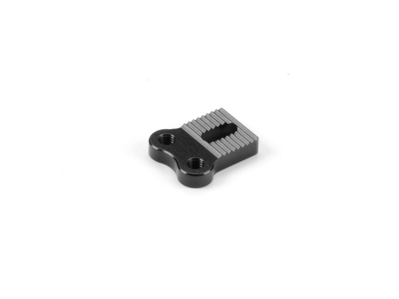 XRAY 342512-K - Aluminium Adjustable Upper Servo Saver ARM Plate Narrow - Swiss 7075 T6 - Black