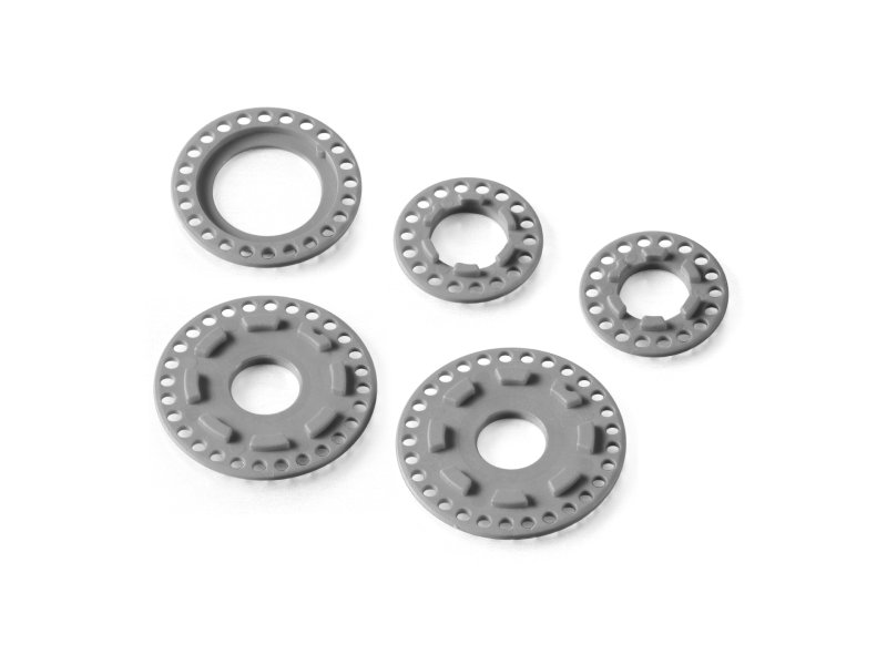 XRAY 345800-G - Composite Belt Pulley Cover SET - Graphite