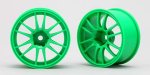 Yokomo TW-4213G ENKEI RACING GTC 01 Wheels (Green)