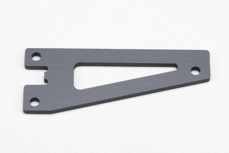 Yokomo YZ-203PLG Matte graphite servo mount plate for YZ-870c Super Dogfighter