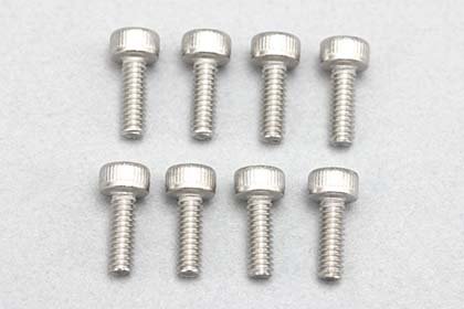 Yokomo ZC-C26SA Stainless SHCS M2 X 6mm, 8pcs