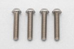 Yokomo RP-041-15A M3x15mm High Precision Cutting Titanium button head socket screw