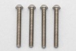 Yokomo RP-041-25A M3x25mm High Precision Cutting Titanium button head socket screw