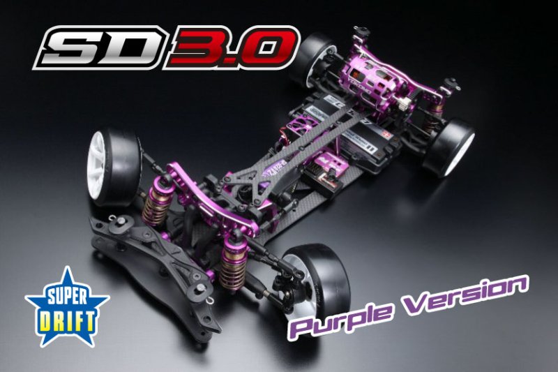 Yokomo Super Drift SD3.0 Purple Version Assembly Kit